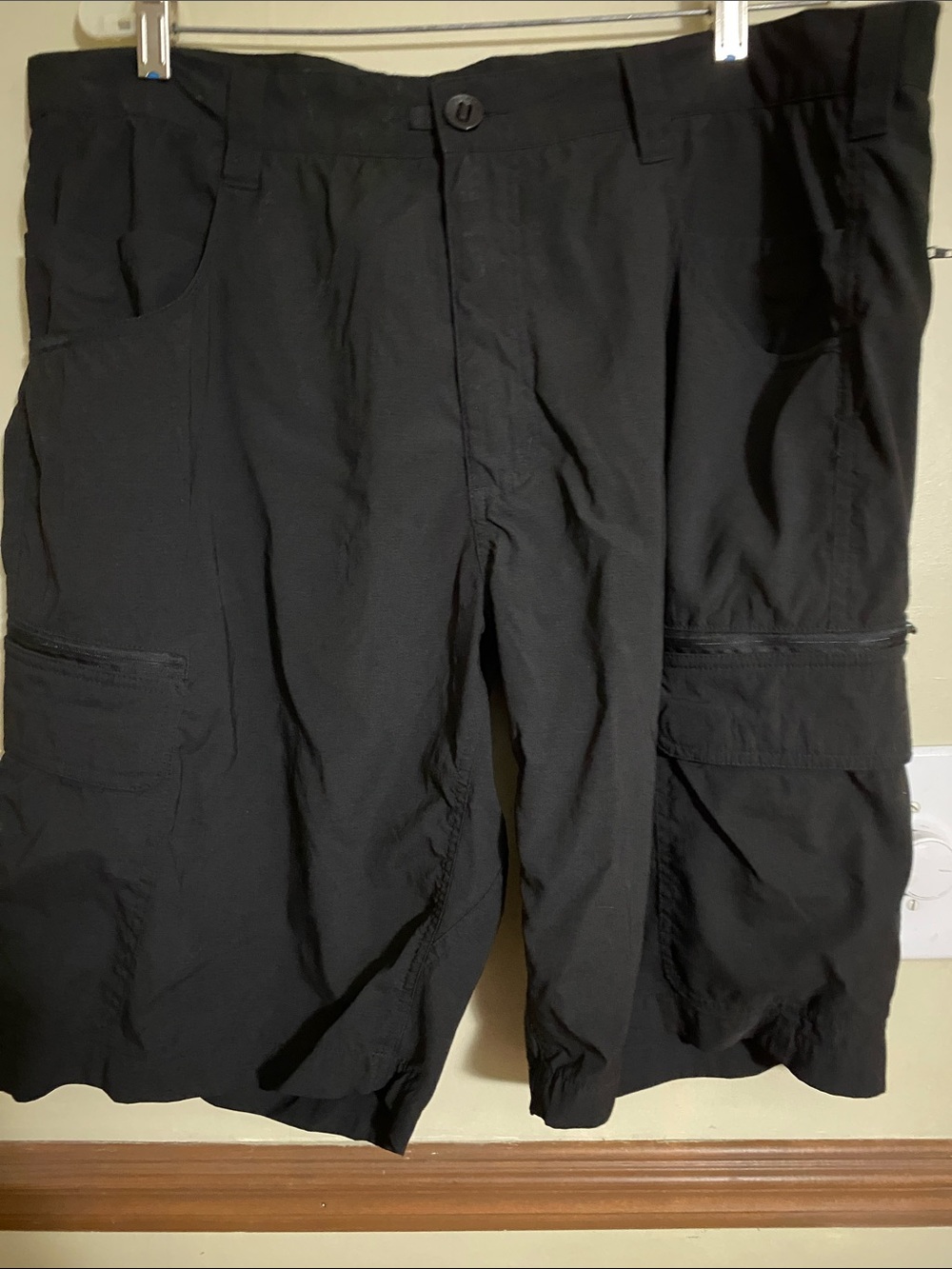 Propper Black Cargo Shorts with Zip Pockets